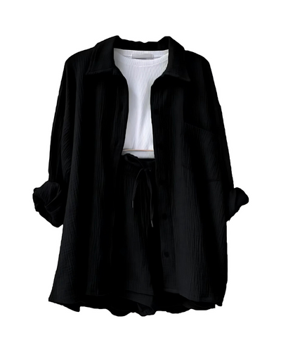 Maya | Conjunt texturitzat de camisa i shorts